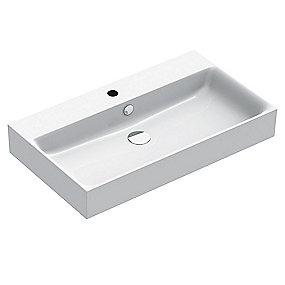 glasur antibakteriel og ringsvenlig reng b overl med hanehul med 800x470mm ndvask h premium80 catalano