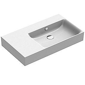 glasur antibakteriel og ringsvenlig reng b overl med hanehul uden jre h bassin 800x470mm ndvask h up80 premium catalano