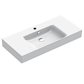 glasur antibakteriel og ringsvenlig reng b overl med hanehul med 1000x470mm ndvask h up100 premium catalano