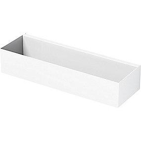 aftagelig hvid 300mm badkurv dyb ghylde v kriss