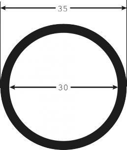 udv indv 35mm 30 sort spiralslange