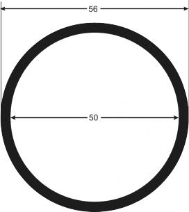 udv indv 56mm 50 sort spiralslange