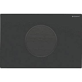 sortmatlakeret dobbeltskyl netdrift wc-skyllestyring elektronisk sigma10 geberit