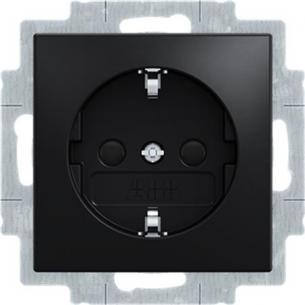 sort mat schuko-stikkontakt b55