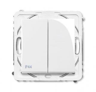 hvid mat ip44 kroneafbryder b55