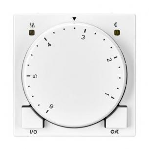 hvid blank gulvtermostat til afd b55