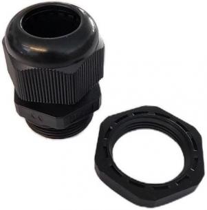 sort ral9005 11-17mm m25 forskruning