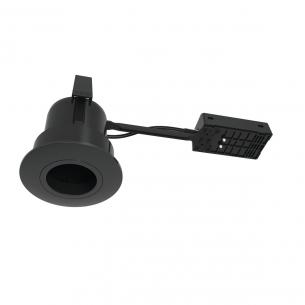 sort mat gu10 indbygningsspot 88mm quick2light luna products scan