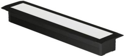 ip44 sort indbyg 25x13 rail strip profil