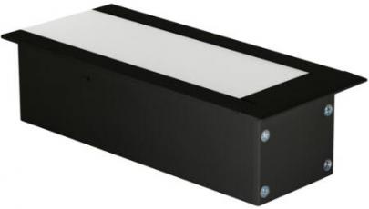 ip44 sort indbyg 49x32 rail strip profil