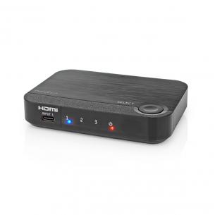 antracit abs gbps 18 60hz 4k 1-vejs output hdmi 1x -indgang hdmi 2x usb-c 1x converter hdmi
