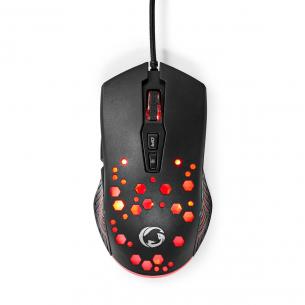 rgb m 50 1 ndet jreh h knapper programmerbare 7 knapper antal dpi justerbar dpi 7200 4800 3200 2400 1200 800 kabel mouse gaming nedis
