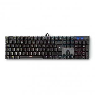 gaming m 50 1 ngde mkabell str drevet usb layout nd qwerty led taster mekaniske type-a usb keyboard gaming wired nedis