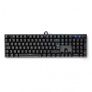 gaming m 50 1 ngde mkabell str drevet usb layout fr azerty led taster mekaniske type-a usb keyboard gaming wired nedis
