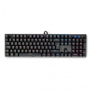 gaming m 50 1 ngde mkabell str drevet usb layout de tysk led taster mekaniske type-a usb keyboard gaming wired nedis