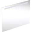 aluminium cm 70 x 90 lys med spejl square basic option geberit