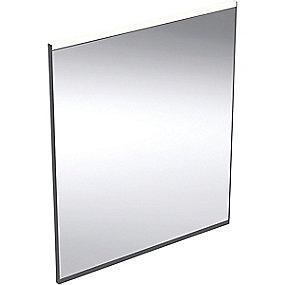 mat sort cm 70 x 60 lys med spejl square plus option geberit