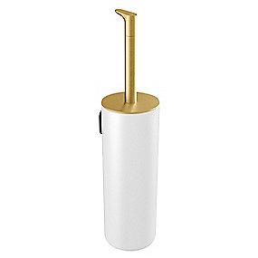 hvid messing b�rstet toiletb�rste pressalit