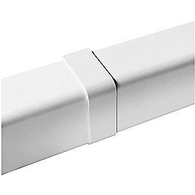 9010 ral hvid mm 110x75 samlekappe t110-h