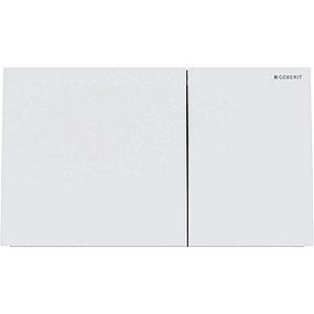 mat hvid easy-to-clean-belagt betjeningsplade sigma70 geberit