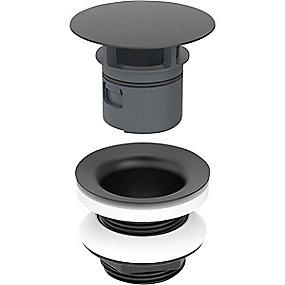 8cm l mat sort kning ventilafd b udl frit med b overl uden 4 1 1 bundventil geberit