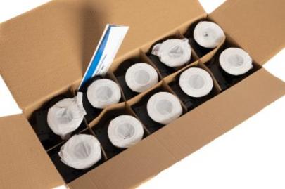 10-pak hvid - 230v downlight 87mm gu10 opti diospot