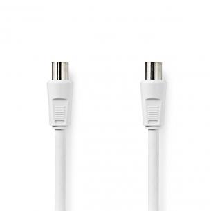 label hvid pvc runde m 00 3 rmet afsk dobbelt ohm 75 db 90 nikkelplateret han coax iec han coax iec cable coax