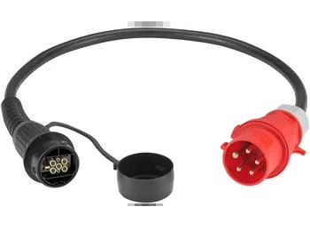 m 1 kw 22 til op 3-faset 32a adapterkabel cee lapp