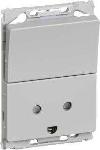 lysegr modul 5 1 jord med n 2p stikkontakt 66 opus lk