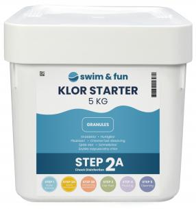 kg 5 granules dissolving fast starter klor fun swim