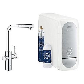 forkr mouss udtr l-tud kkenarmatur k home blue grohe