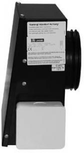 montage udvendig til - ip44 sortlakeret 125a1 rs gventilator v lindab