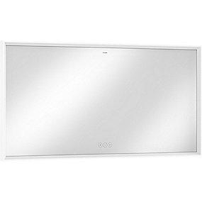 hvid mat ringssensor ber kapacitiv 50 1400 led-lys med spejl e xarita hansgrohe