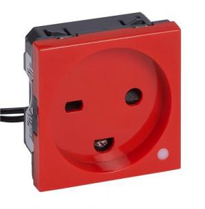 d r 2m 13a m-jord 2pol led hospital dansk stikkontakt mosaic