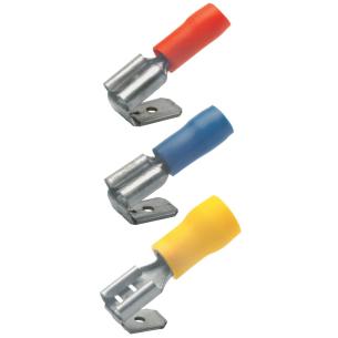 forgrening med mm2 5 5-2 1 mm 8 0 x 3 6 fladstikmuffe isoleret