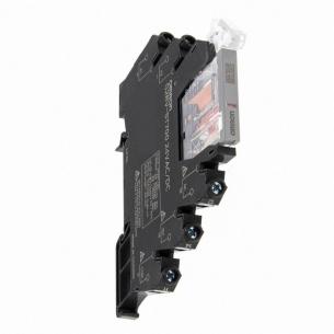 vdc 24 terminaler skrue ma 50 spdt sokkel inklusiv mm 6 rel input slimline