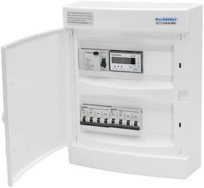 80a ler bim og 4p 2x16a 4p a type rcd ip40 varmepumpetavle rdigmonteret f ug12 malmbergs