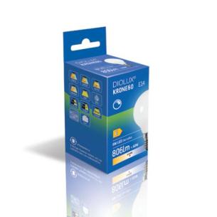 d�mpbar 806lm e14 930 6w krone60 diolux