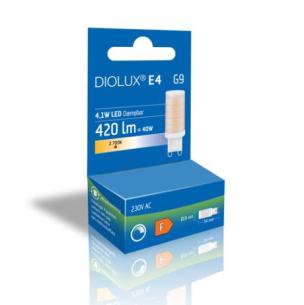 19x54mm dim 350 500lm 827 5w 4 g9 e4 diolux