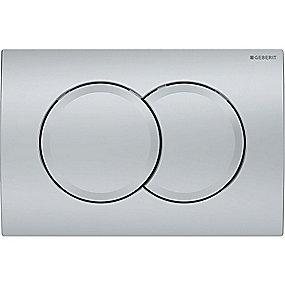 matforkromet dobbeltskyl til delta01 betjeningsplade geberit