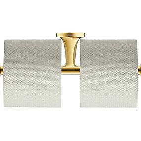 guld poleret i papirholder dobbelt t starck duravit