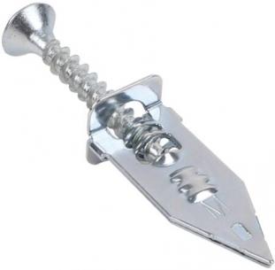 skrue 0x50mm 4 med gipsplug