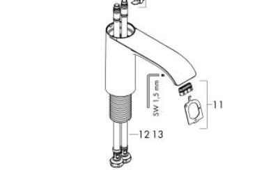 11 nr - perlator leformer str hansgrohe