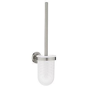 l sk holder supersteel metal glas rste toiletb start grohe