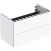blank hvid mm 395 x 465 x 745 kompakt skuffer to ndvask h til underskab one geberit
