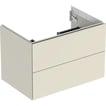 blankpol lakeret 470 x 504 x 750 skuffer to ndvask h til underskab one geberit
