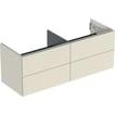 blankpol lakeret 470 x 504 x 1350 skuffer fire ndvask h til underskab one geberit