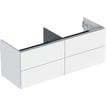 mat hvid 470 x 504 x 1350 skuffer fire ndvask h til underskab one geberit