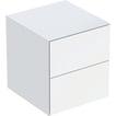 hvid blank mm 492 x 470 x 450 skuffer to sideskab one geberit
