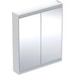 alu hvid cm 75 x 90 g v ger l 2 comfortlight med spejlskab one geberit
